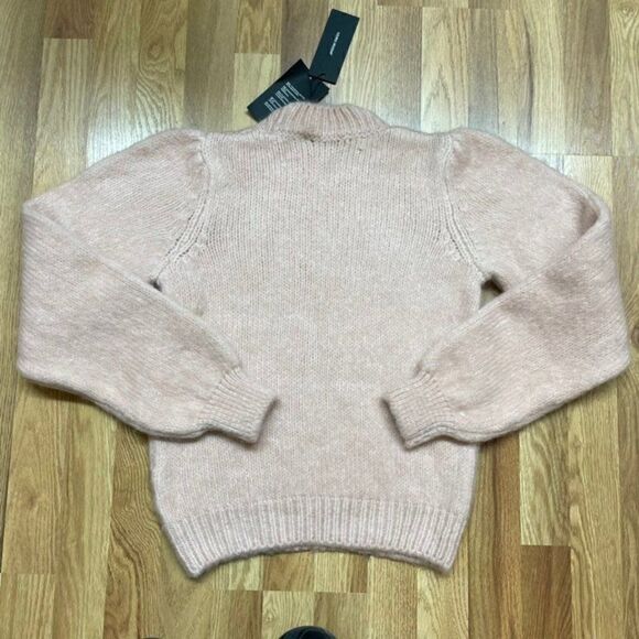 New Vero Moda Diana High Neck Super Soft Pink Sweater - Picture 9 of 13
